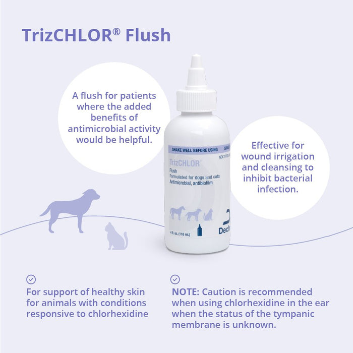 TrizChlor Ear Flush for Dogs and Cats, 4 fl oz - 013DP-49048 - 4