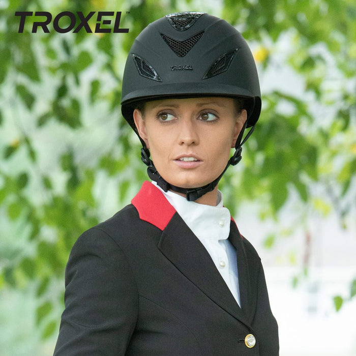Troxel Avalon Adjustable Riding Helmet - LU1H3 - Navy - Small - 9
