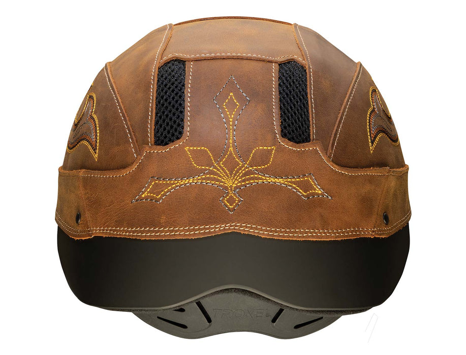 Troxel Cheyenne Helmet - LUBL - Brown - Large (7 1/4 +) - 38
