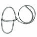 Troyer's Braided Poly Sheep Halter - TYSH - Green/Whie - 11