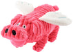 Ruffin' It Tuff Plush Flying Pig 9 Inch Dog Toy - WMPMU - 1