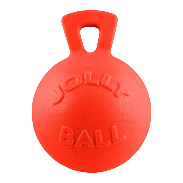 Tug - n - Toss Jolly Ball - Floating, Bouncing, Scented Dog Toy for Fetch, Water Play & Training - H7UY - 4.5" - Orange - 8