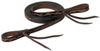 Turquoise Cross Carved Roper Rein - WLC2BK - 1
