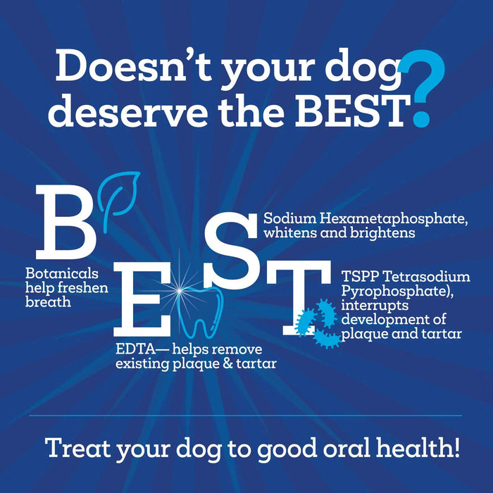 Vetality Brush Free Daily Dental Chews for Dogs` Size 32 OZ