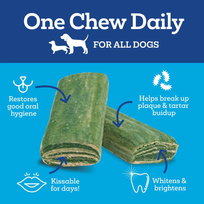 Vetality Brush Free Daily Dental Chews for Dogs` Size 32 OZ