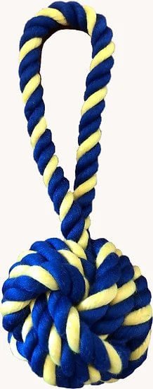 Twisted Chews, Mini Braided Monkey Fist Rope Pet Toy — Pet Supplies 4 Less