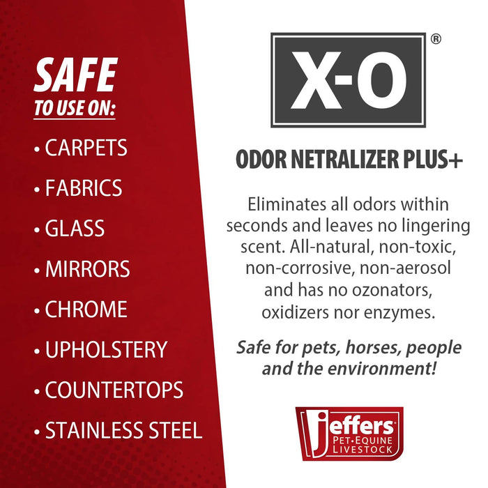Jeffers X-O Pet Odor Neutralizer Plus + Cleaner Concentrate