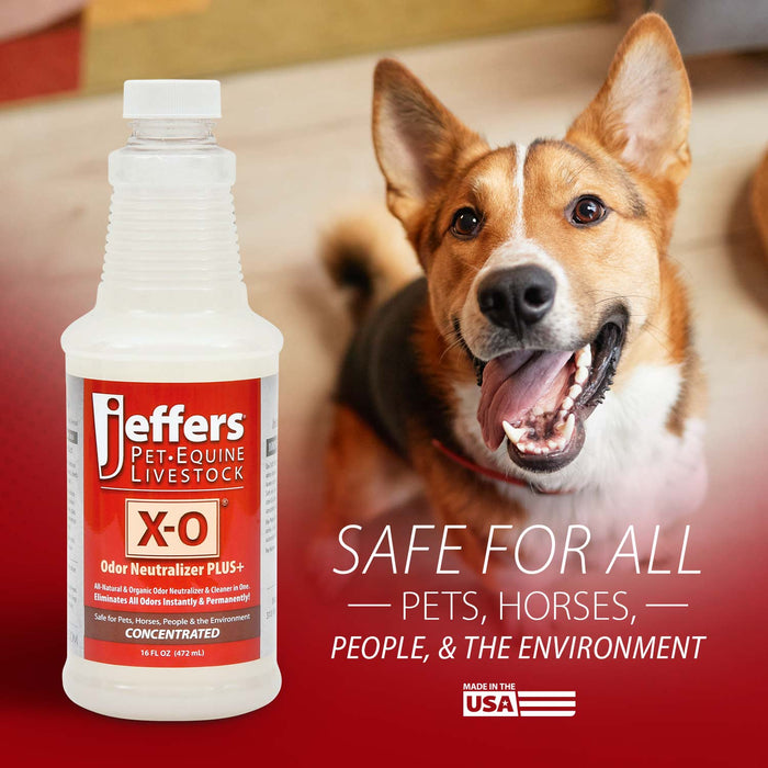 Jeffers X-O Pet Odor Neutralizer Plus + Cleaner Concentrate