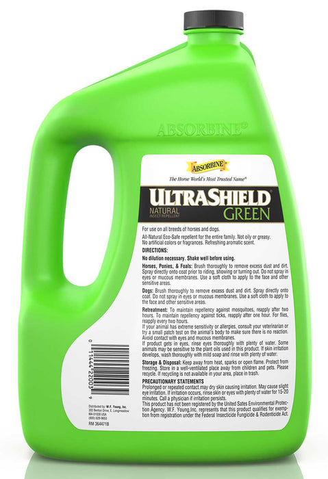 UltraShield Green Natural Fly Repellent - Y1UN - 1 gallon - 12