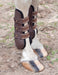 Jeffers Uniquely English Horse Tendon Boots, 2 - Pack - IAQI - Medium - Brown - 2 pk - 2