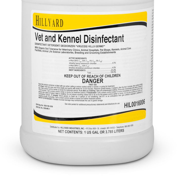 Vet and Kennel Disinfectant, 1 Gallon - 005PHX1-256 - 1 gallon - 3
