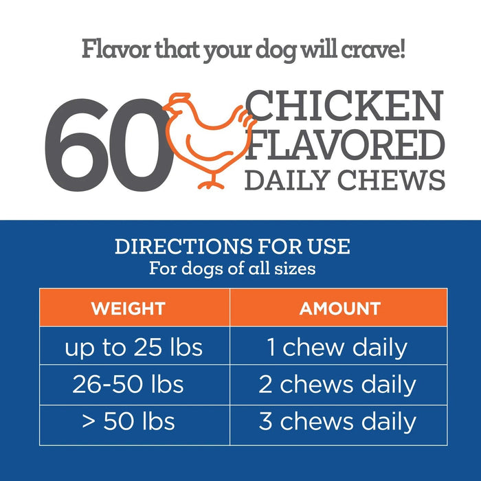 Vetality 10 in 1 Multi Well Chews for Dogs - TVB3R - Chicken - 60 ct - 6