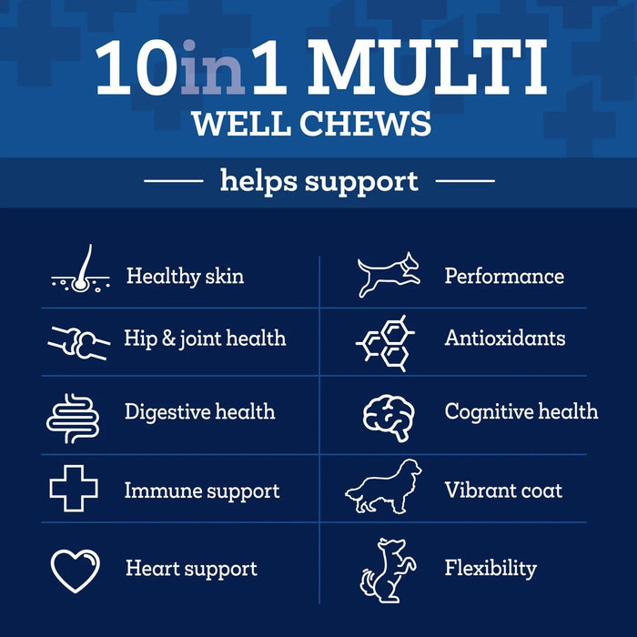 Vetality 10 in 1 Multi Well Chews for Dogs - TVB3R - Chicken - 60 ct - 4