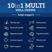 Vetality 10 in 1 Multi Well Chews for Dogs - TVB3R - Chicken - 60 ct - 4