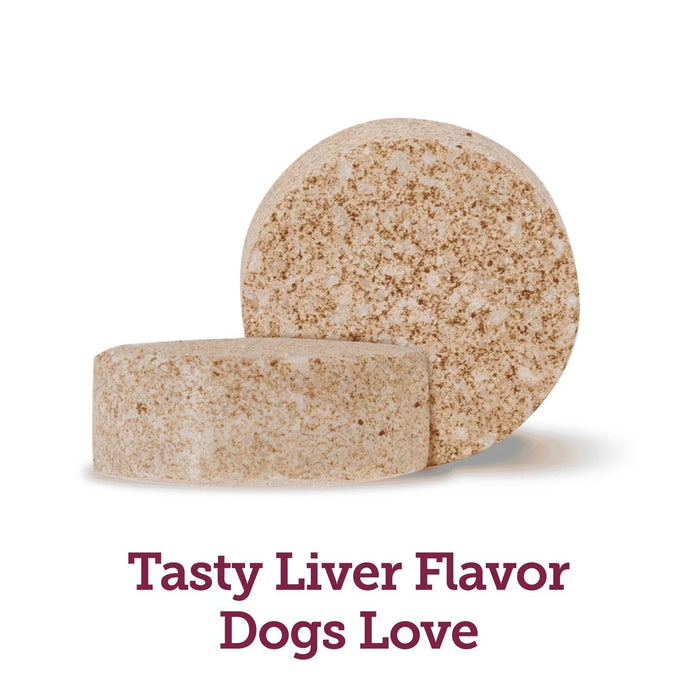 Vetality Canine Aspirin – Liver - Flavored Chewable Tablets – Temporary Relief for Aches, Inflammation, and Fever in Dogs - TVB3U - Small to Medium Dogs (120 mg) - Liver - 75 ct - 4