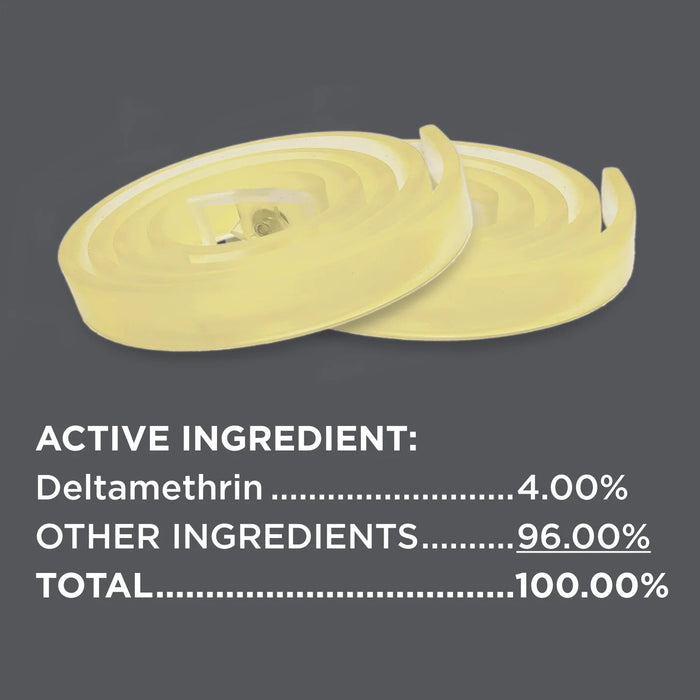 Vetality Protect Flea & Tick Collar for Dogs, 2 Pack - TVB3G - Small - Fits Necks Up to 15" - 2 ct - 4