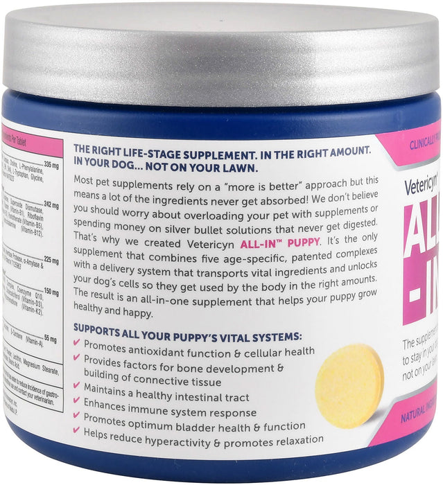 Vetericyn ALL - IN Puppy Formula, 90 Chewable Tablets - LAN1H - 4