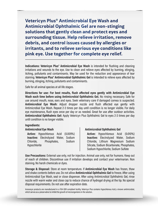 Vetericyn Plus Antimicrobial Eye Care Kit - LAN1Q - 5