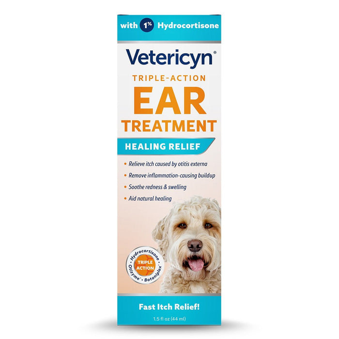 Vetericyn Triple Action Ear Treatment - LANV9 - 1.50 oz - Each - 5