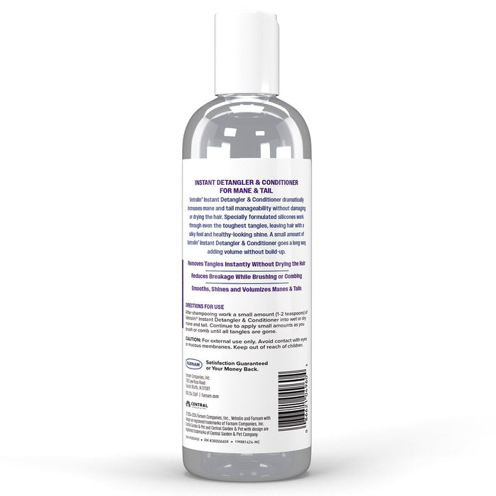 Vetrolin Detangler & Conditioner for Horse Manes & Tails, 12 oz - FAVD - 2