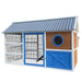 Vienna Chicken House – Large Two - Level Backyard Coop with Nesting Box - GAUE1 - 2