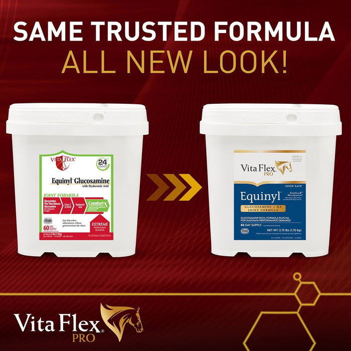 Vita Flex Equinyl Glucosamine Joint Formula with Hyaluronic Acid, 60 Day Supply - FA6L - 3.75lbs - 3