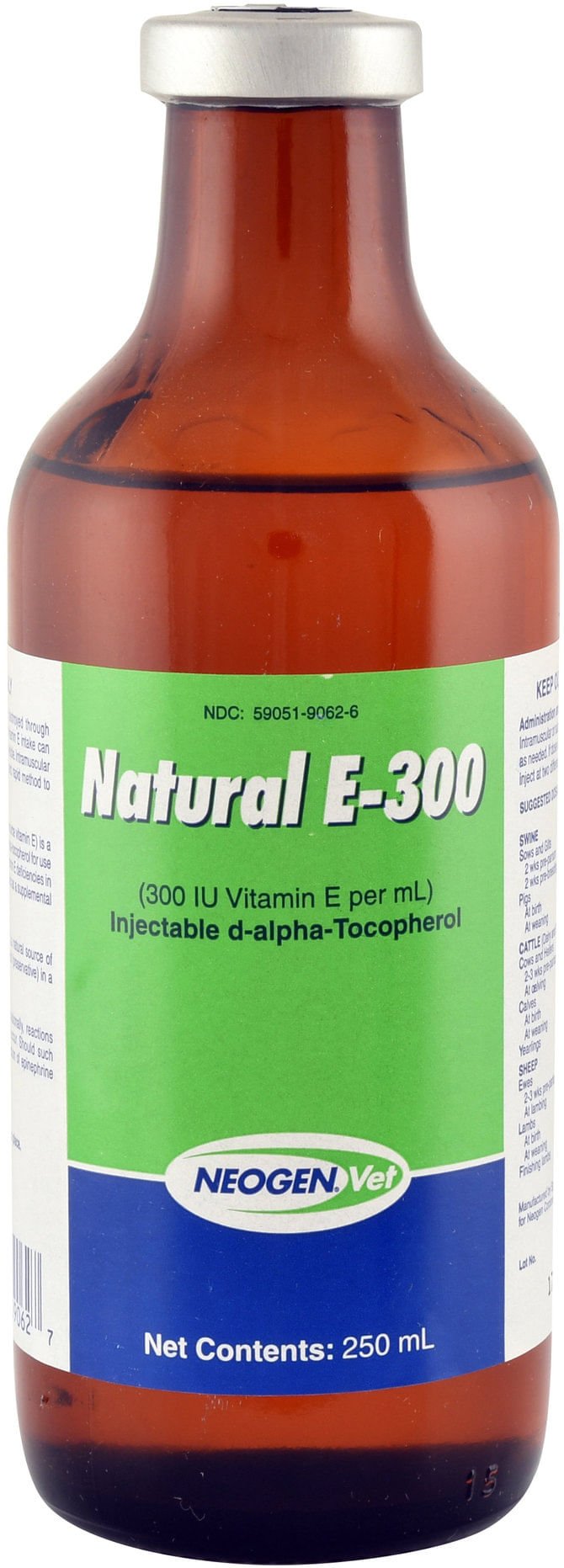 Vitamin E-300 Injectable for Cattle, Swine, Sheep — Pet Supplies 4 Less