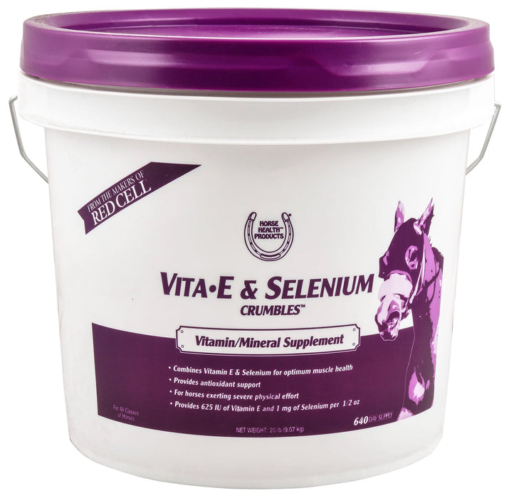 Vitamin E and Selenium Crumbles - FAMP - 20 lbs - 10