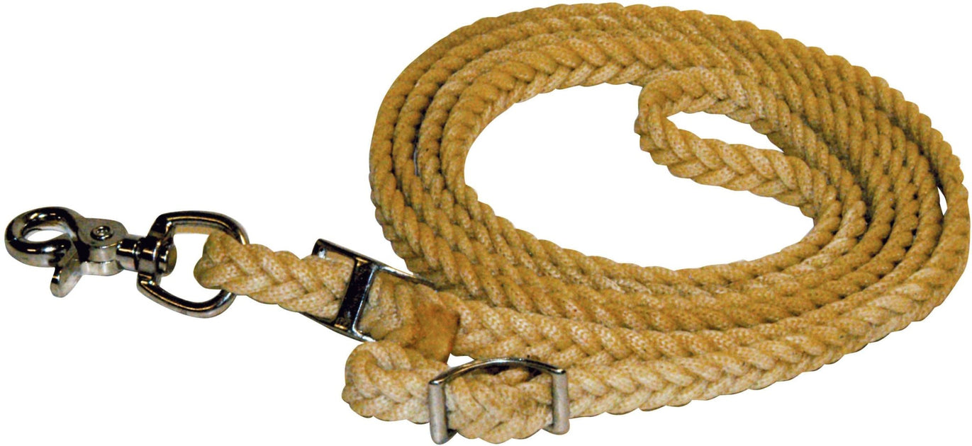 Waxed Barrel Racing/Roping Rein, 8' — Pet Supplies 4 Less