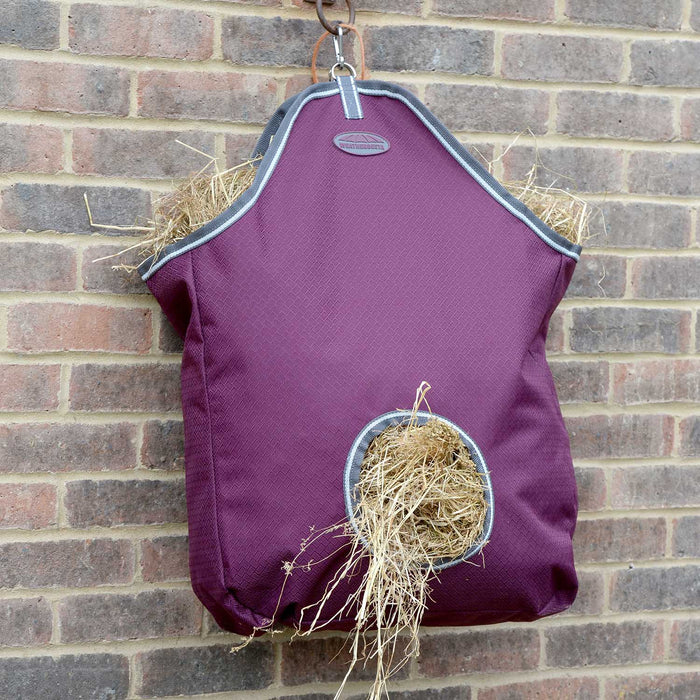 WeatherBeeta 1200 Denier Hay Bag for Horses - 0V6CM - Maroon - 1