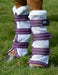 WeatherBeeta ComFITec Airflow Mesh Leg Wraps, White/ Violet/ Blue - 0V5TV - Full - 1