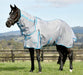 WeatherBeeta ComFITec Hexi Shield Combo Neck Fly Sheet - 0V6CP - Silver - 66" - 1