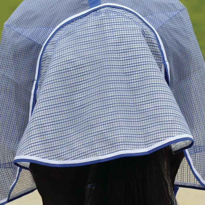 WeatherBeeta ComFITec RipShield Plus Detach - a - Neck Horse Fly Sheet - 0V1D9 - White/Blue - 81 in - 28