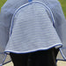 WeatherBeeta ComFITec RipShield Plus Detach - a - Neck Horse Fly Sheet - 0V1D9 - White/Blue - 81 in - 28