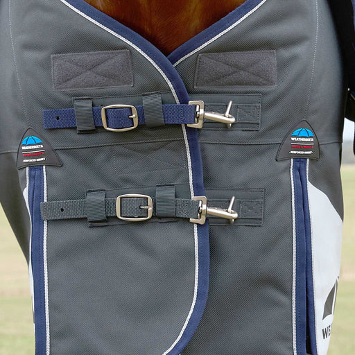 WeatherBeeta ComFiTec Ultra Detach - A - Neck Heavy Weight Turnout Blanket for Horses – 1800D, 360g Polyfill, Waterproof & Breathable - Jeffers - Horse Supplies > Horse Blankets & Sheets