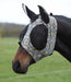 Weatherbeeta Deluxe Stretch Bug Eye Saver Horse Fly Mask with Ears - KO1PV - Grey Navajo - Cob - 6