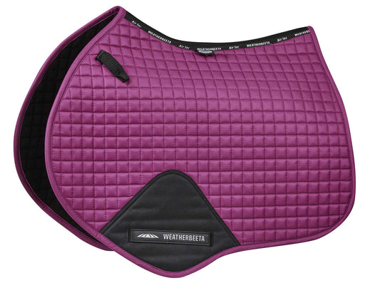 WeatherBeeta Jump Shaped Saddle Pad - KO1LF - Red Violet - 13