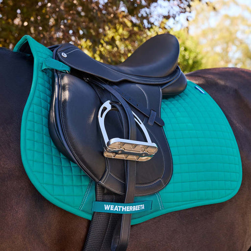 WeatherBeeta Prime Air - Tec All Purpose Equine Saddle Pad for English Riding - KOAFS - Dark Turquoise - Large - 2