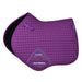 WeatherBeeta Prime Air - Tec Jump Shaped Equine Saddle Pad for English Riding - KOAH6 - Violet - Large - 18