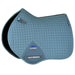 WeatherBeeta Prime Air - Tec Jump Shaped Equine Saddle Pad for English Riding - KOAH7 - Washed Denim - Large - 19