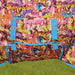 WeatherBeeta Saxon Combo Neck Mesh Horse Fly Sheet with Belly Wrap - KOBB9 - Technicolor Horse Print - 66" - 6
