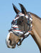 Weatherbeeta Stretch Bug Eye Saver Horse Fly Mask with Ears, Diamond Navajo - 0V5U4 - Cob - 1