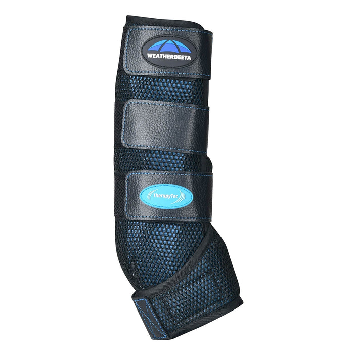 WeatherBeeta Therapy - Tec Cold Water Equine Boots - KOACZ - Black/Blue - Medium - 2 ct - 2