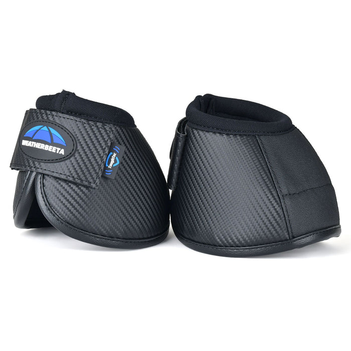 WeatherBeeta Tough - Tec Anatomical Equine Bell Boots - KOAF8 - Black - Small - 2 ct - 1