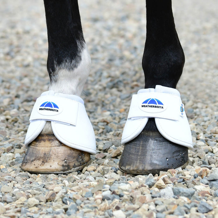 WeatherBeeta Tough - Tec Anatomical Equine Bell Boots - KOAFB - White - Small - 2 ct - 8