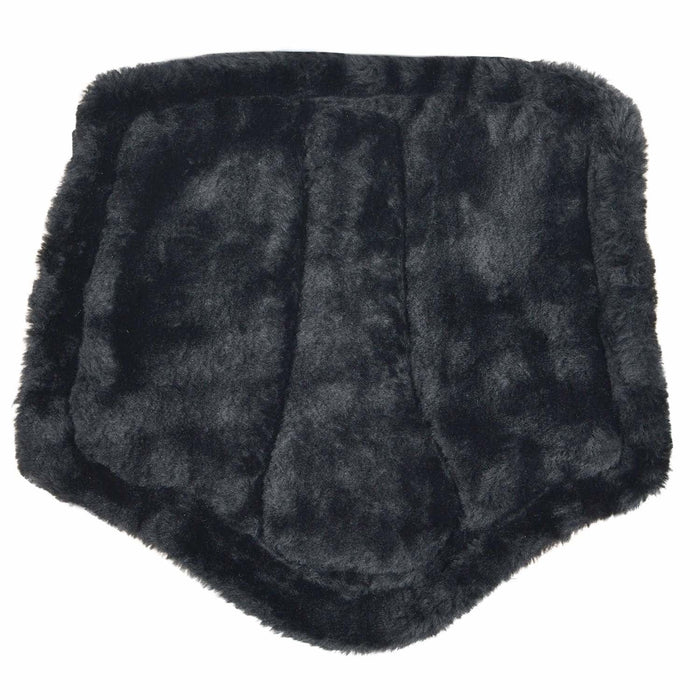 WeatherBeeta Tough - Tec Comfy Fleece Brushing Boots for Horses - KOAAX - Black/Black - Small - 2 ct - 5