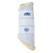 WeatherBeeta Tough - Tec Comfy Fleece Brushing Boots for Horses - KOAB2 - White/White - Small - 2 ct - 7