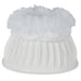 WeatherBeeta Tough - Tec Prime Fleece Trim Rubber Bell Boots for Horses - KOAEJ - White/White - Small - 2 ct - 38