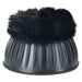 WeatherBeeta Tough - Tec Prime Fleece Trim Rubber Bell Boots for Horses - KOAEM - Black/Grey - Small - 2 ct - 4