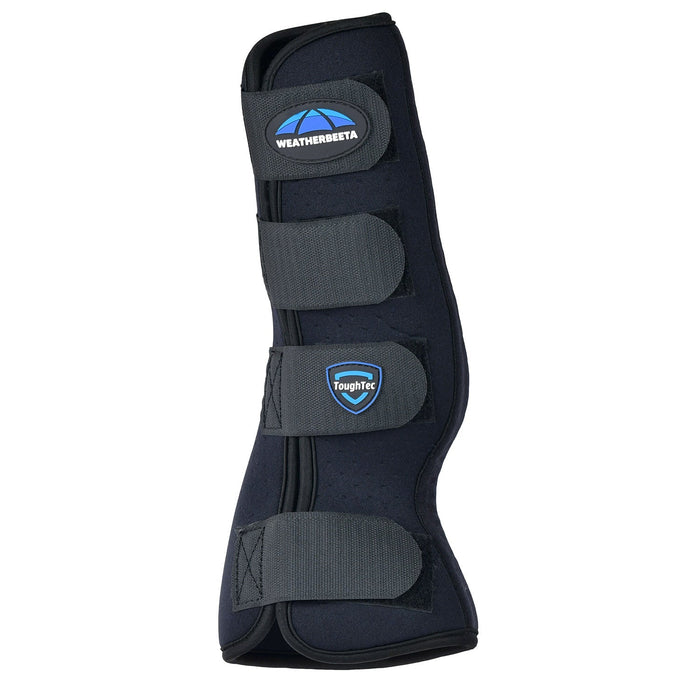 WeatherBeeta Tough - Tec Turnout Boots for Horses - KOACR - Black/Blue - Small - 2 ct - 2